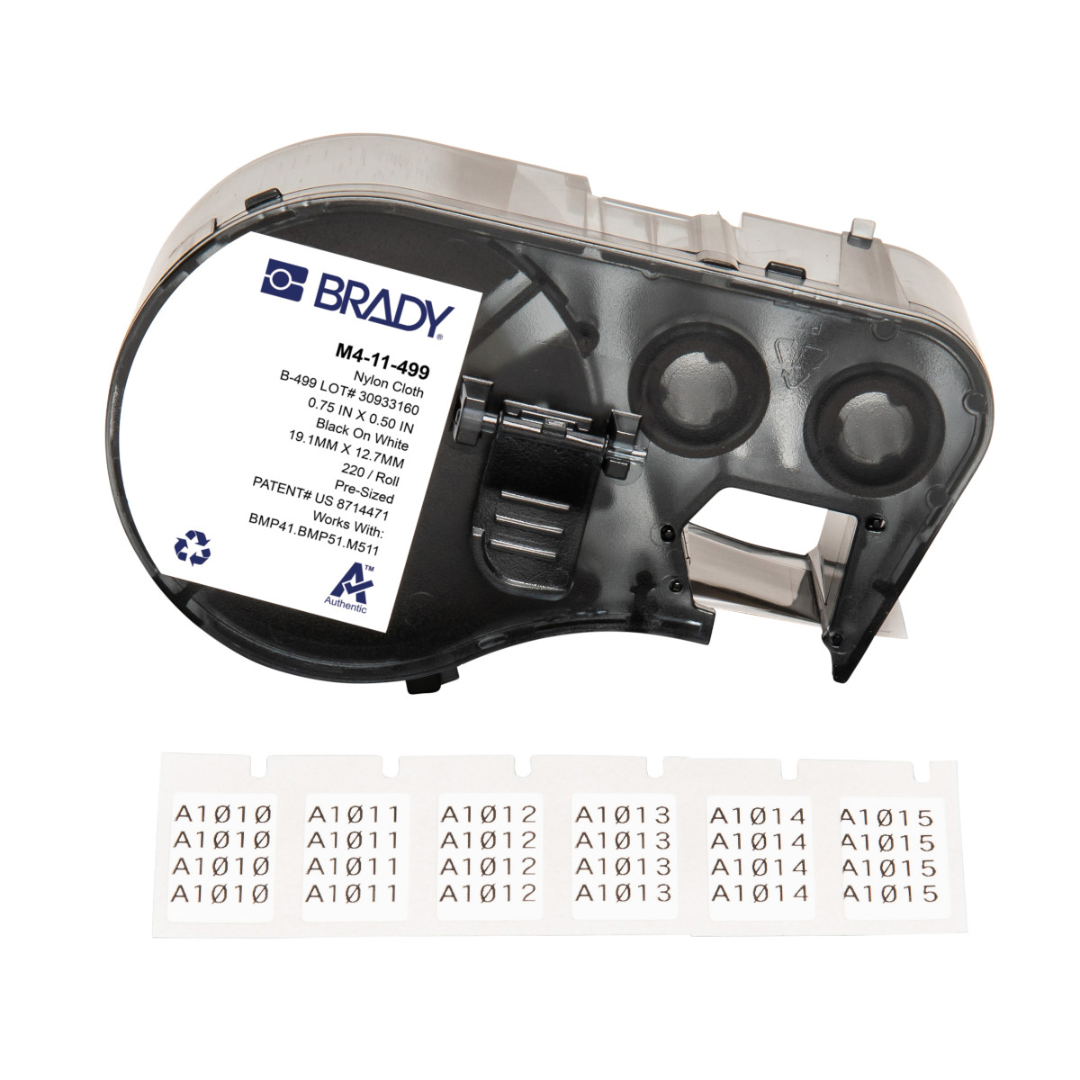 Aggressive Adhesive Multi-Purpose Nylon Labels ... 0.5"a